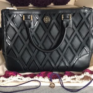 Beautiful Patch Work Tory Burch Handbag